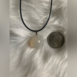 🌴Crystal White Round Stone Necklace